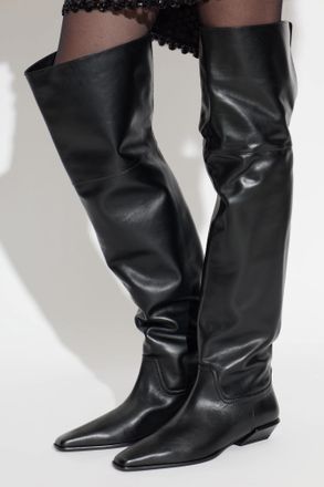 PARIS TEXAS Bettina Over-the-knee Boots, Womens, Black
