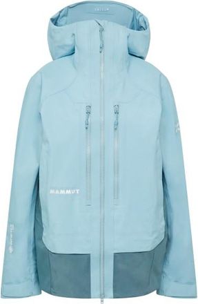 Mammut Eiger Free Pro HS Hooded Jacket Regenjacke f&uuml;r Damen | blau