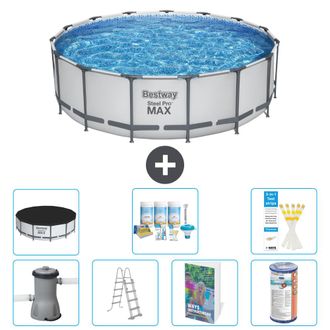 Bestway Piscina Bestway Steel Pro Max Redonda - 488x122 Cm - 8-piezas S556