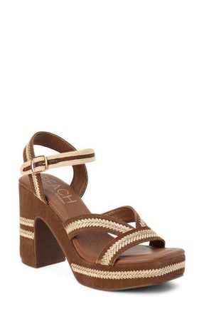 Matisse Footwear Adelaide Ankle Strap Platform Sandal in Chocolate at Nordstrom, Size 11