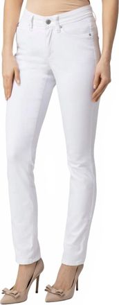 Cambio Parla Stretch Denim Jean In White