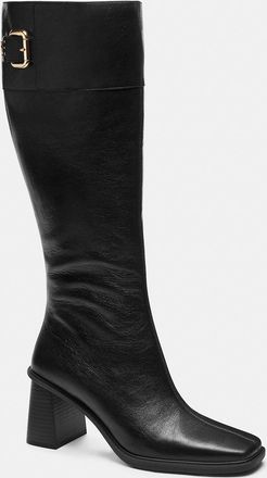 Coach Extended Calf Heeled Buckle Boot