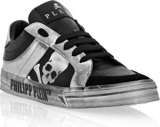 Philipp Plein Low-Top Sneakers Retrokickz Unisex in Black/silver at Nordstrom, Size 35