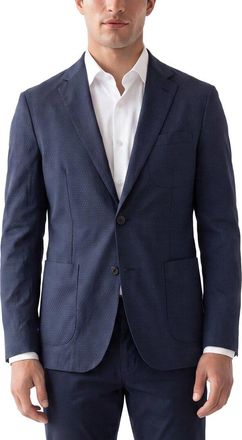 Corneliani Cc Collection Jacquard Honeycomb Blazer
