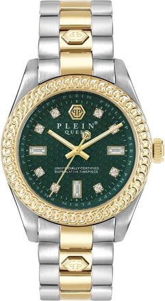 Philipp Plein Queen Bracelet Watch, 36mm in Yellow Gold/Steel at Nordstrom