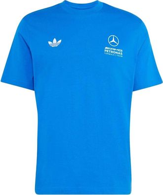 adidas x Mercedes AMG Petronas Formula 1 Team Blue Wonder T-Shirt Asia Sizing Blue Bird KT5130