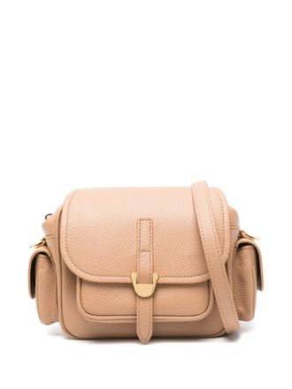 Coccinelle Campus Smooth mini-crossbodytas - Bruin