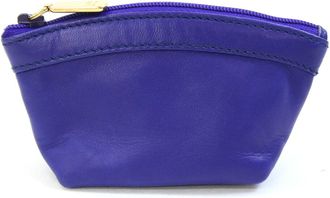 Gucci Blue Leather Coin Purse/Coin Case (Pre-Owned)