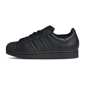 adidas Superstar II Triple Black - unisex - Sport - Zwart - Maat: 42 2/3 EU Leer