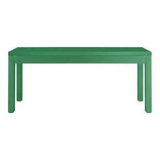 Really Nice Things Banco pino macizo lacado Verde Esmeralda