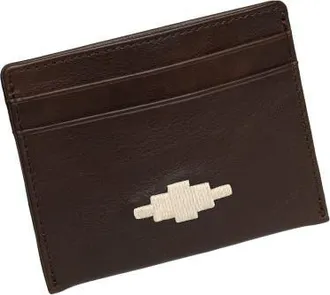 Pampeano Rombo Card Slip in Brown/cream at Nordstrom