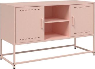 vidaXL vidaXL Credenza Rosa 36x39x123 cm in Acciaio