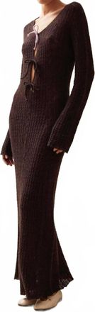 Alohas Triza Maxi Dress In Grey