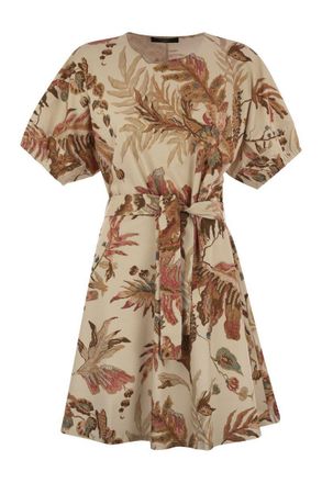 Max Mara Genero - Printed Cotton T-Shirt Dress