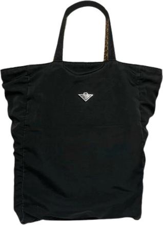 Bottega Veneta Pre-owned Fabric Tote - Dames - Vintage Shopper - Zwart - ONE Size - Vintage