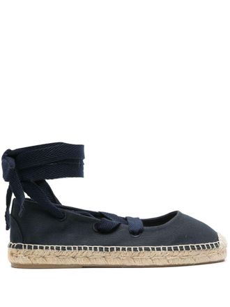 Polo Ralph Lauren Espadrillas stringate - Blu