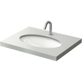 Toto Toto - Lavabo Bajo Encimera Wu, Sin Agujero Para Grifo, Con