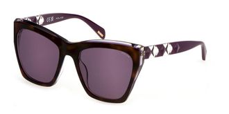Police SPLL36 HEDRON 2 0993 Womens Sunglasses Tortoiseshell Size 54
