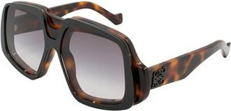 Loewe Anagram Zonnebril - unisex - Zonnebrillen - Bruin - ONE Size - Accessoires