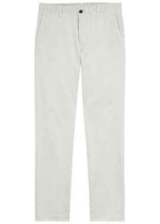 Slowear Slim-leg Stretch-cotton Trousers - Light Grey - W30 (W30 / S)