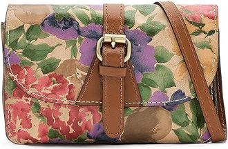 Patricia Nash Torri Crossbody Cross Body Womens Handbags French Hydrangeas Small, Leather