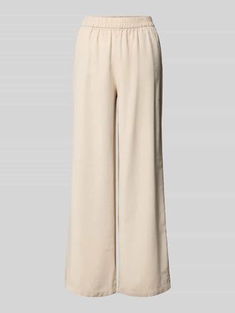 Only Weite Hose aus Viskose-Mix Modell ARIS LIFE in Ecru, Gr&ouml;&szlig;e XS