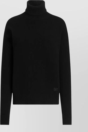 Dolce & Gabbana virgin wool oversized turtleneck sweater