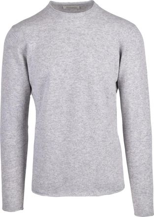Wool & Co Pullover Girocollo - Heren - Ronde hals truien - Grijs - L - Wol - Truien & Vesten