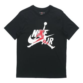 Nike Jordan Air Jordan Jumpman Logo Short Sleeve Mens Black DH9493-010