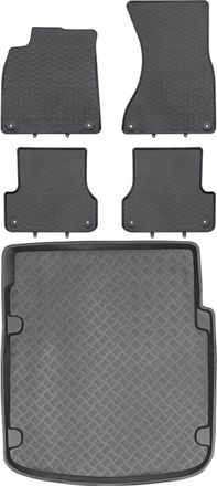 OEM Juego De Alfombrillas De Goma Para Coche Y Maletero Para Audi A7 I Sportback (2010-2017)