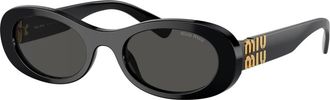 Miu Miu Sunglasses, female, Black, Size: 50 MM MU 06Zs Sunglasses