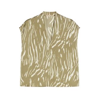 Pennyblack Dames, Blouses & Shirts, Groen, Maat: XS Satijn
