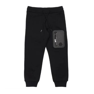 Moncler Pantalone Jogging - male - Moncler - Sweatpants - Black - 5 Y - Kids
