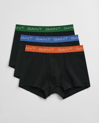 GANT Men 3-Pack Trunks (XXL) BLACK