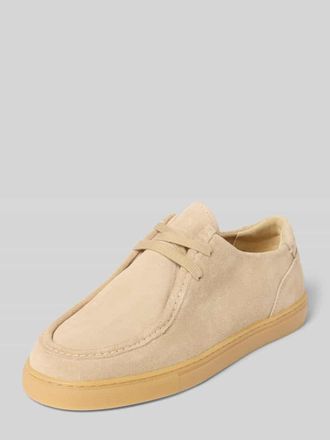 Marc O'Polo Schn&uuml;rschuhe aus echtem Rindnubuk Modell KARA 3B in Sand, Gr&ouml;&szlig;e 36