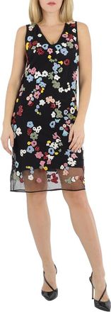 Burberry Ladies Hand-beaded Floral Dress, Brand Size 2 (US Size 0)