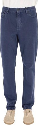 Ermenegildo Zegna Slim-fit Jeans - Heren - Loose Fit Jeans - Blauw - W34 - Katoen - Jeans