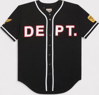 Gallery Dept. Mens. Echo Park Baseball Jersey Black - Size X-Large