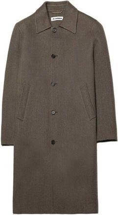 Jil Sander sportieve jas met dubbele rij knopen