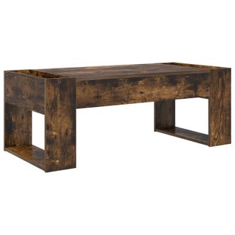 vidaXL Mesa De Caf&eacute; Roble Ahumado 110 X 50 X 41 Cm Vidaxl