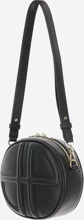 Patou Womens Leather Bag Black Shoulder