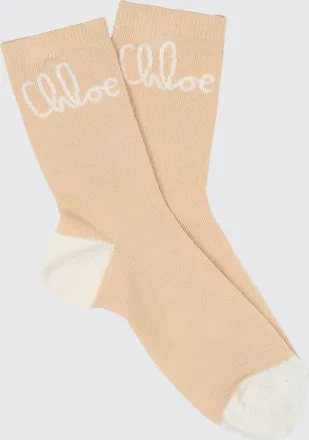 Chlo&eacute; Calze in cotone con logo jacquard