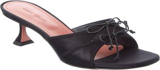 Amina Muaddi Amina Muaddi Eleonora Satin Sandal