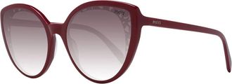 Pucci Rode Butterfly Zonnebril Vrouwen - Dames - Zonnebrillen - Rood - ONE Size - Accessoires