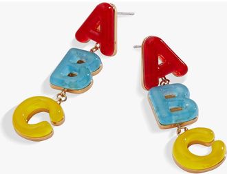 Alex and Ani ABC Linear Earring in Gold at Nordstrom
