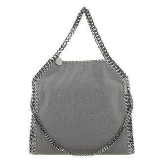 Stella McCartney Shopping Bags, female, Gray, ONE SIZE, Falabella Mini Bag Eco Shaggy Deer