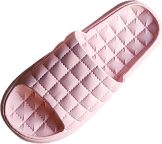 Generic Soft Summer Slippers For Women And Men With Comfortable Solid Color Sandals For Indoor Bathroom And Hotel Use (5)
