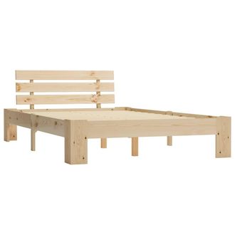 vidaXL Vidaxl - Giroletto Senza Materasso 140x200 Cm In Legno Massello Di Pino