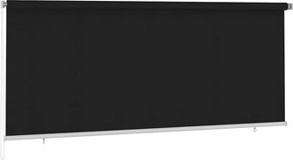 vidaXL Persiana Enrollable De Exterior 355(ancho)x140(alto)cm Negro Vidaxl