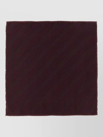 Brunello Cucinelli silk chevron pocket square